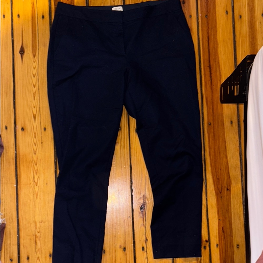 J. Crew Navy Cropped Ankle Pants